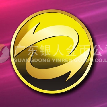 2015年3月定制　萬達純金徽章定做、純金徽章訂制