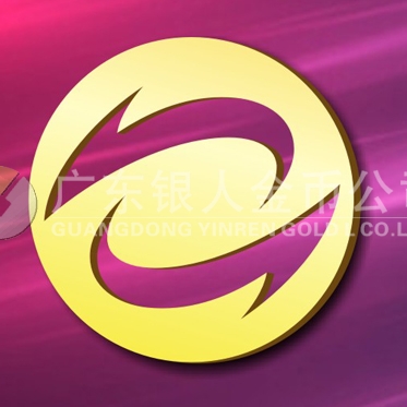 2015年3月定制　中經萬達純金徽章定制、千足金徽章定制