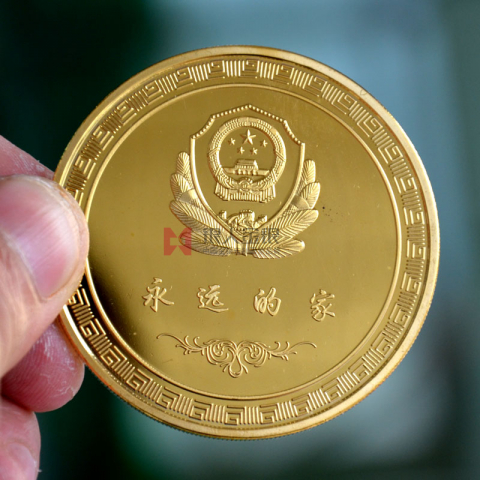 上海某單位定制從警30年紀念章