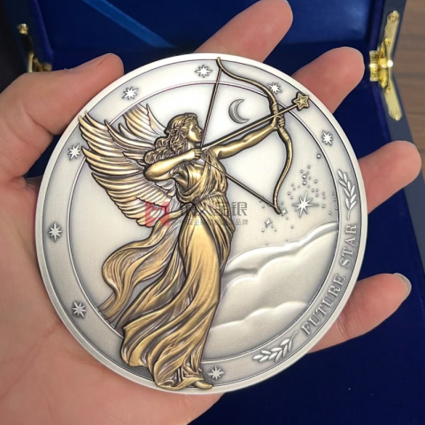 深圳華為2026年會明日之星純銀銀牌紀念盤定制