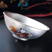 年年有余銀碗批發(fā)定制、純銀餐具定做批發(fā)銷售