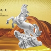 馬到成功純銀禮品制作設(shè)計、純銀紀(jì)念禮品生產(chǎn)制造